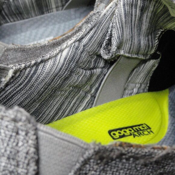 Skechers Melson Chad Slip on Sneaker Gray Relaxed Fit Air Cooled Men's Size 14 - Picture 10 of 16